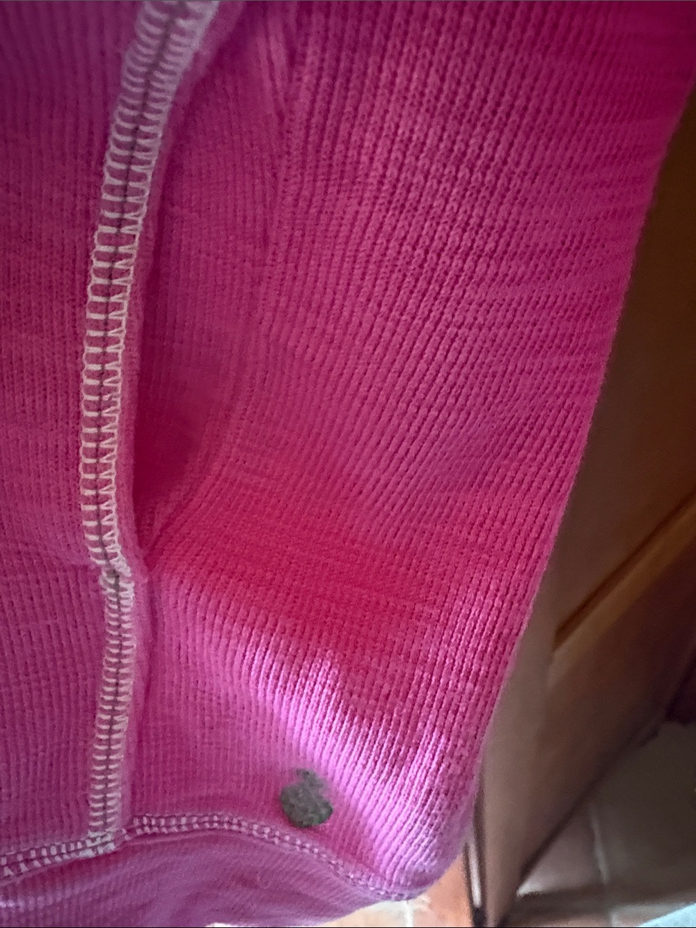 Tommy Bahama Women’s Hot Pink Zip-Up Hoodie - Picture 4 of 8